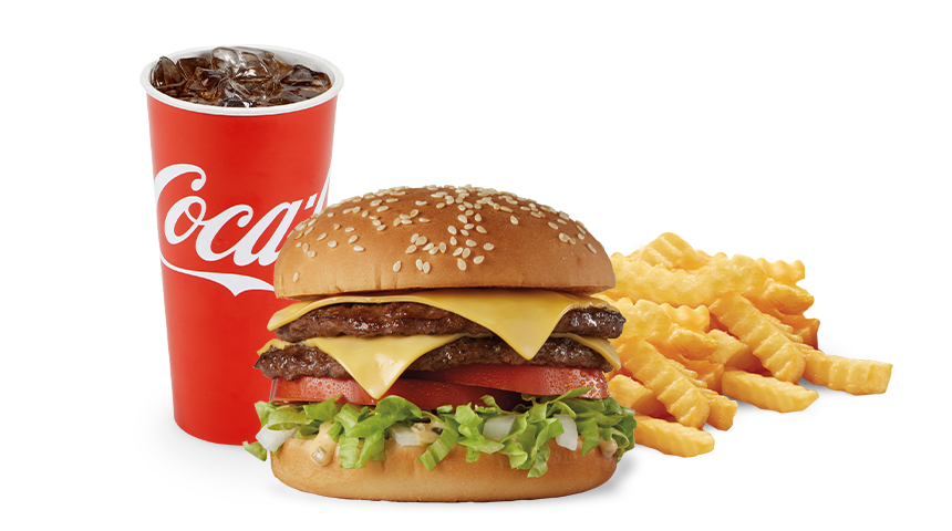 (#13) Double Del® Cheeseburger Meal